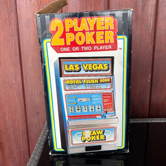 Las Vegas Royal Flush 5000 Draw Poker Electronic Game Coin Bank Collectible - Picture 1 of 3